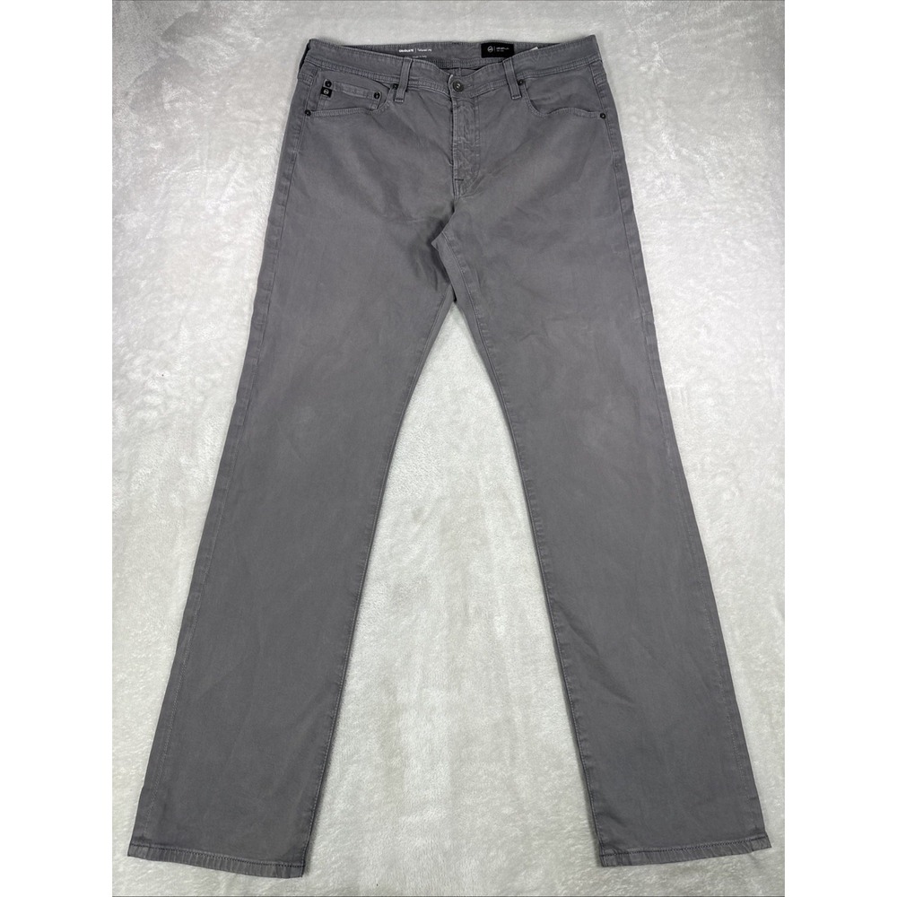Adriano Goldschmied Pants Mens 36X34 Gray The Graduate Tailored Leg